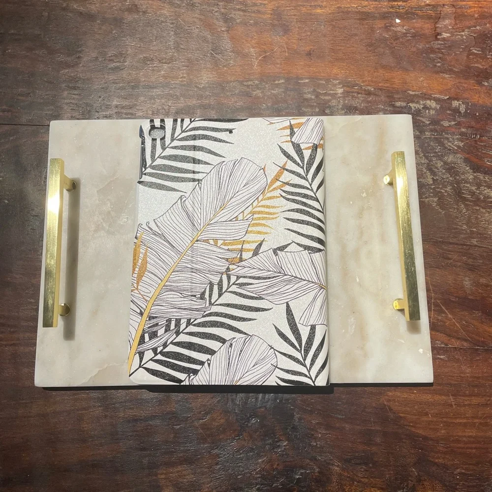 NWT iPad cover for iPad 9.7, iPad Air 2, iPad gen 5 and 6. Black, white, & gold